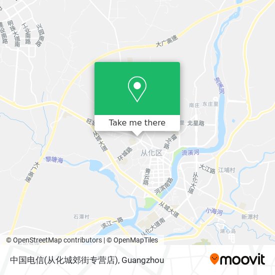 中国电信(从化城郊街专营店) map
