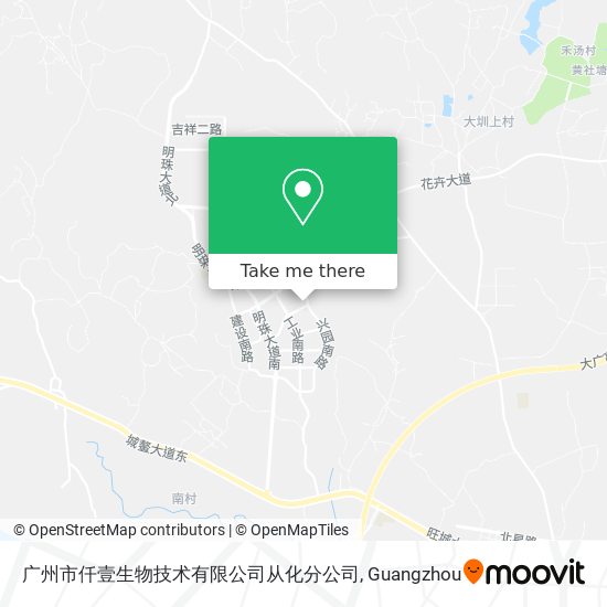 广州市仟壹生物技术有限公司从化分公司 map