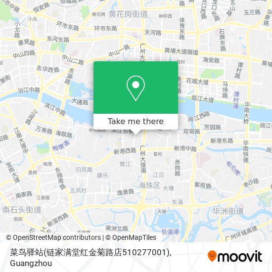 菜鸟驿站(链家满堂红金菊路店510277001) map