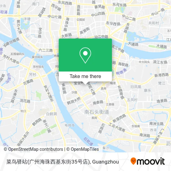 菜鸟驿站(广州海珠西基东街35号店) map