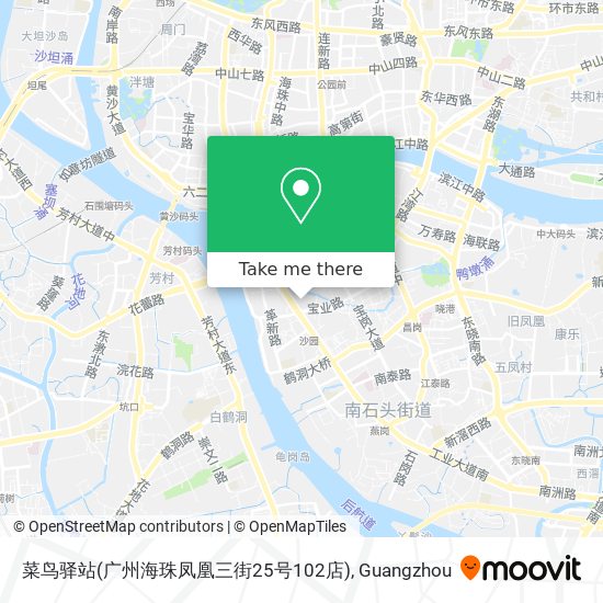 菜鸟驿站(广州海珠凤凰三街25号102店) map