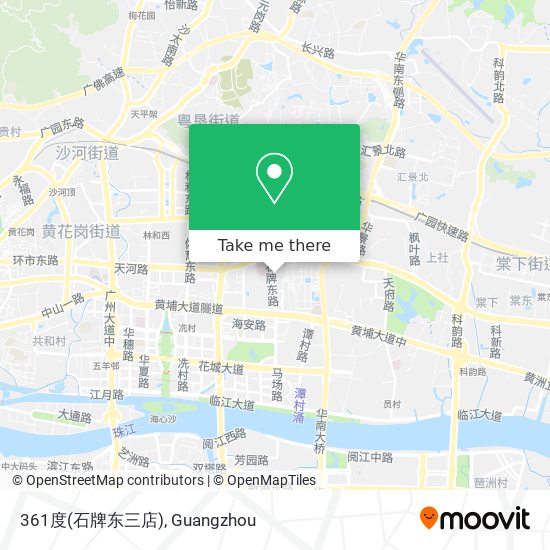 361度(石牌东三店) map