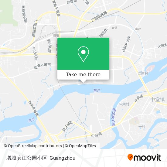 增城滨江公园小区 map
