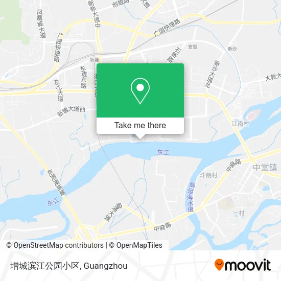 增城滨江公园小区 map