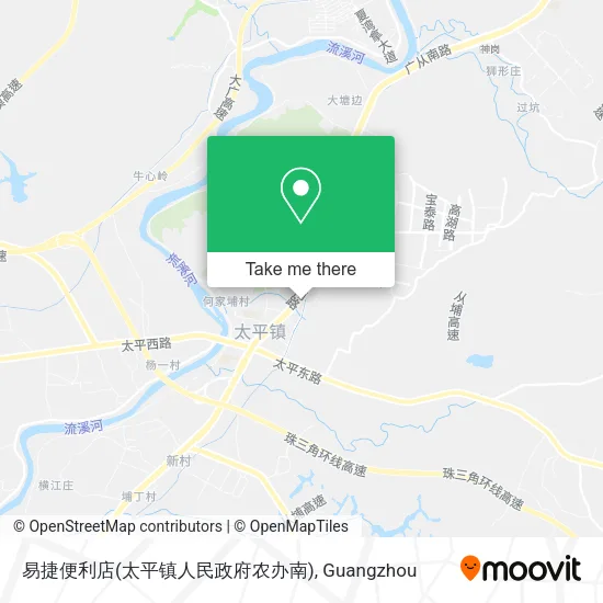 易捷便利店(太平镇人民政府农办南) map