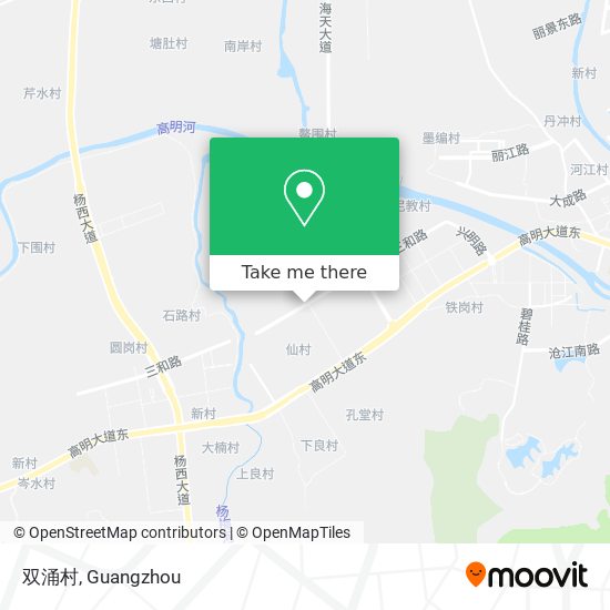 双涌村 map