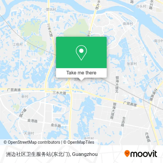 洲边社区卫生服务站(东北门) map