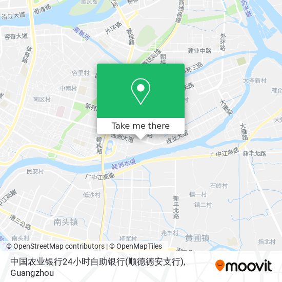 中国农业银行24小时自助银行(顺德德安支行) map