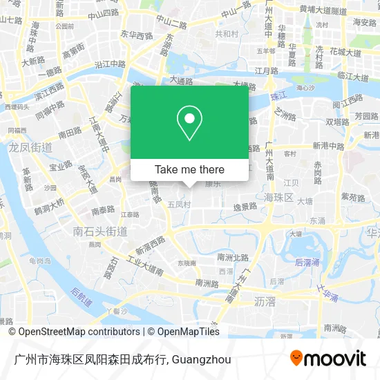 广州市海珠区凤阳森田成布行 map
