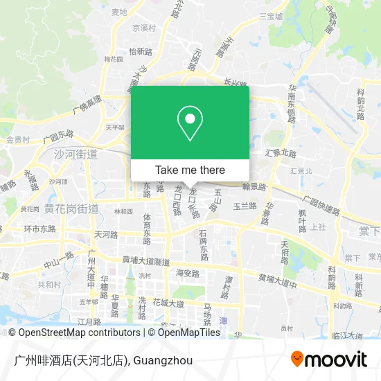 广州啡酒店(天河北店) map