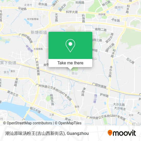 潮汕原味汤粉王(吉山西新街店) map
