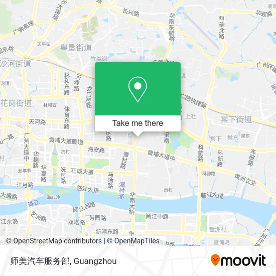 师美汽车服务部 map