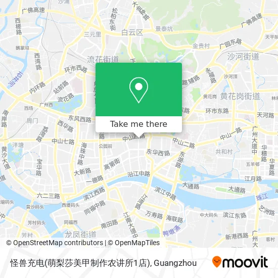 怪兽充电(萌梨莎美甲制作农讲所1店) map