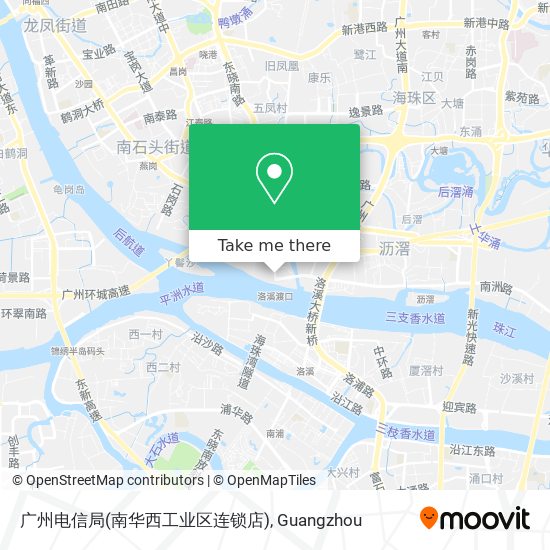 广州电信局(南华西工业区连锁店) map