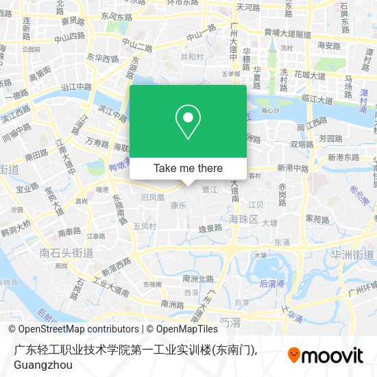 广东轻工职业技术学院第一工业实训楼(东南门) map