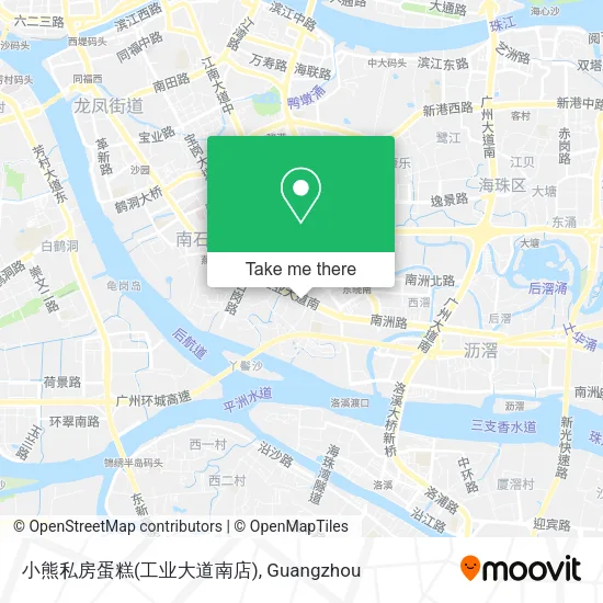 小熊私房蛋糕(工业大道南店) map