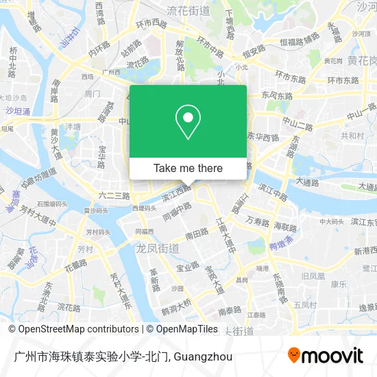 广州市海珠镇泰实验小学-北门 map