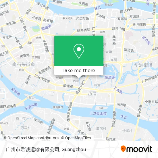 广州市君诚运输有限公司 map