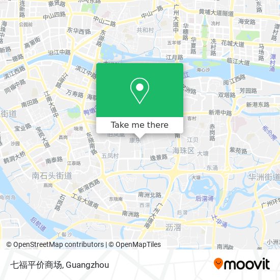 七福平价商场 map
