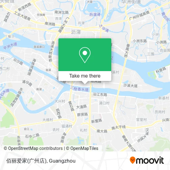 佰丽爱家(广州店) map