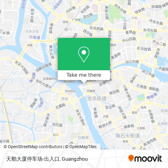 天鹅大厦停车场-出入口 map