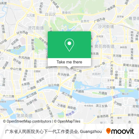 广东省人民医院关心下一代工作委员会 map