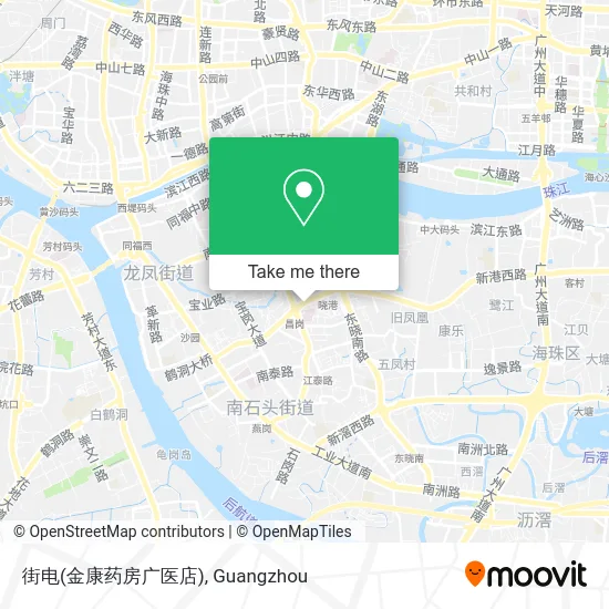 街电(金康药房广医店) map