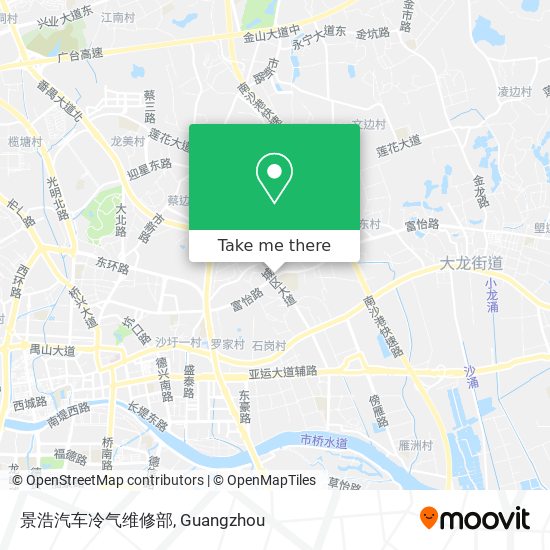 景浩汽车冷气维修部 map