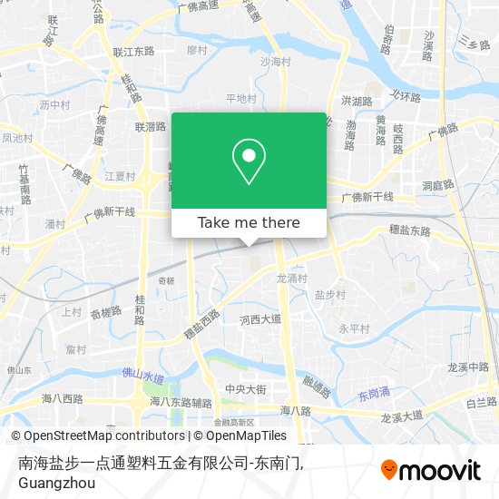 南海盐步一点通塑料五金有限公司-东南门 map