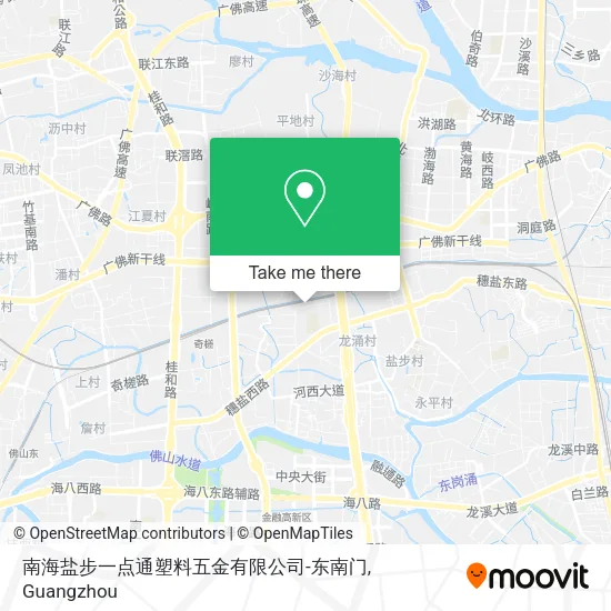 南海盐步一点通塑料五金有限公司-东南门 map