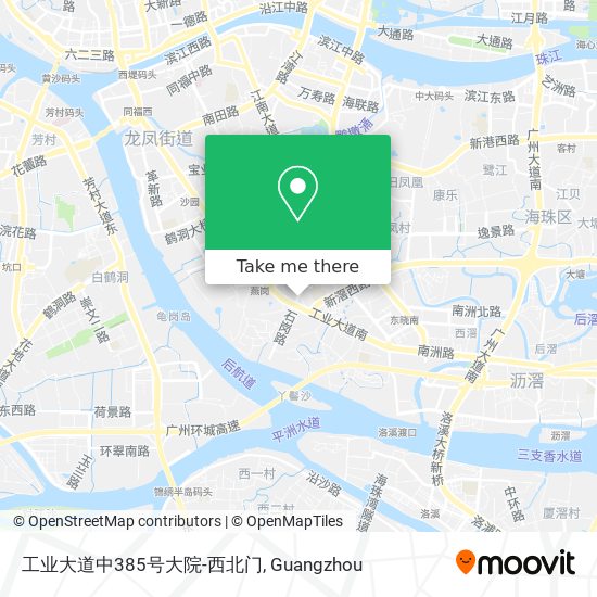 工业大道中385号大院-西北门 map