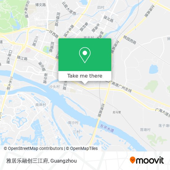 雅居乐融创三江府 map