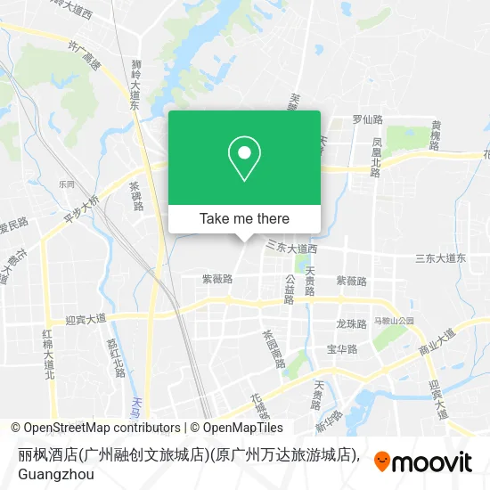 丽枫酒店(广州融创文旅城店)(原广州万达旅游城店) map