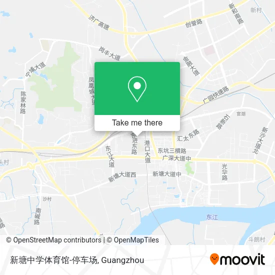 新塘中学体育馆-停车场 map