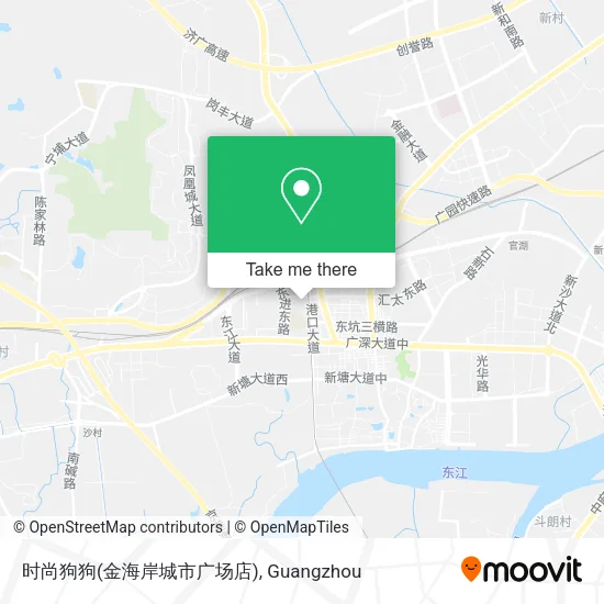 时尚狗狗(金海岸城市广场店) map