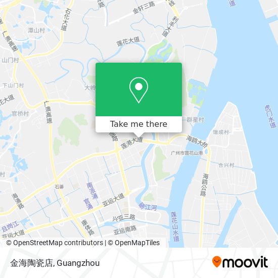 金海陶瓷店 map