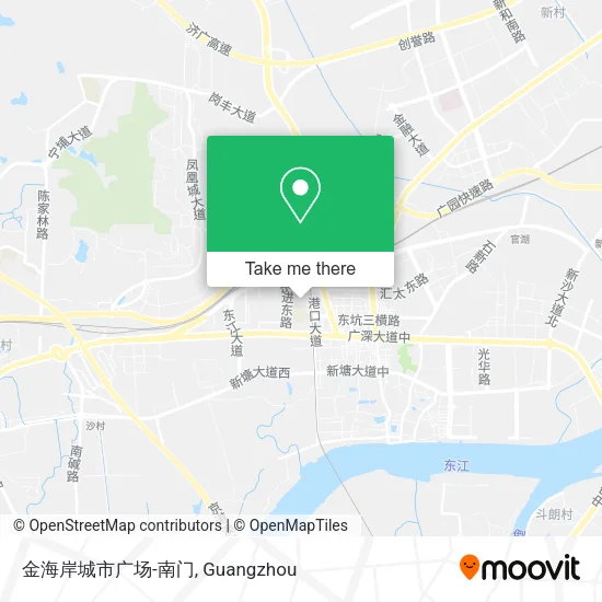 金海岸城市广场-南门 map