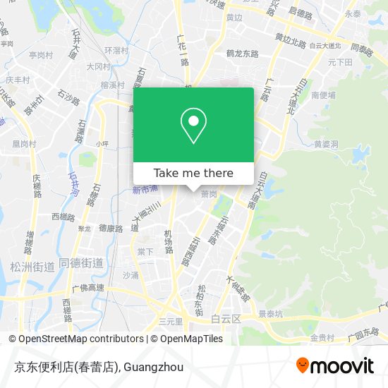 京东便利店(春蕾店) map