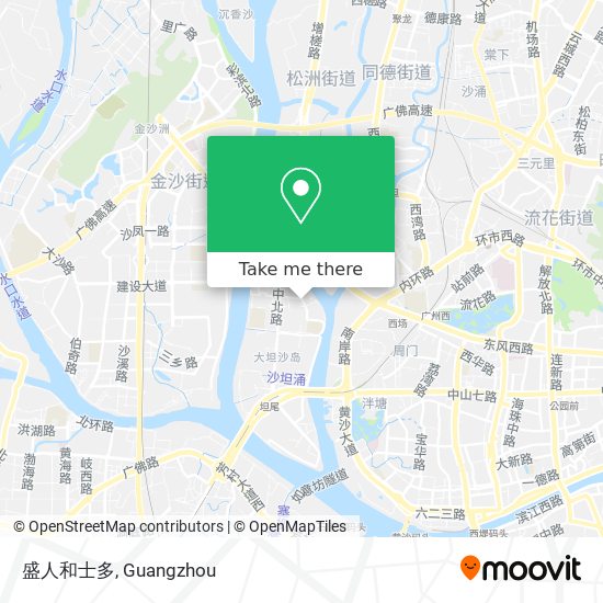 盛人和士多 map