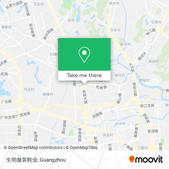 生明服装鞋业 map