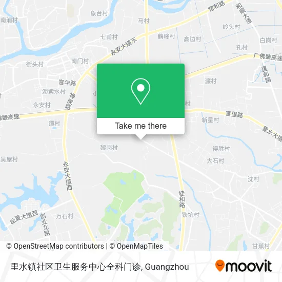 里水镇社区卫生服务中心全科门诊 map