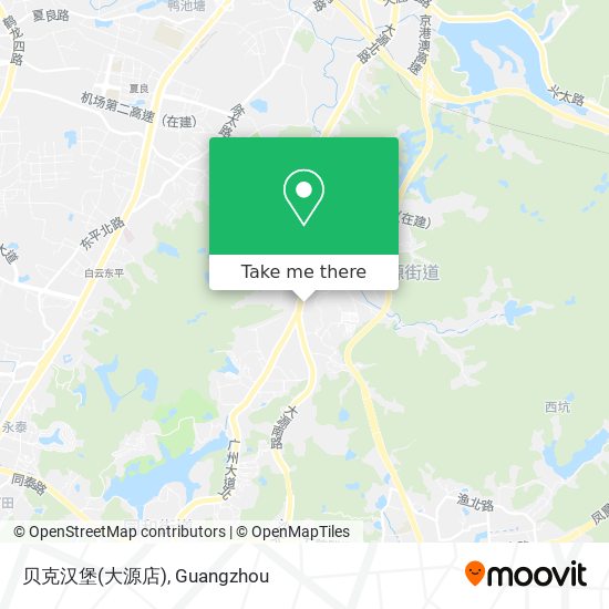 贝克汉堡(大源店) map
