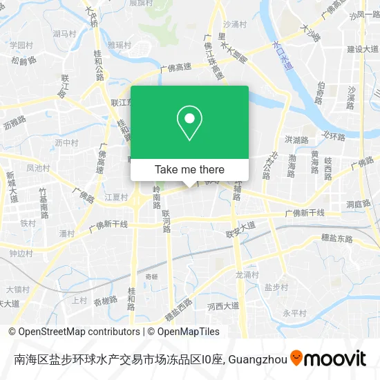 南海区盐步环球水产交易市场冻品区l0座 map