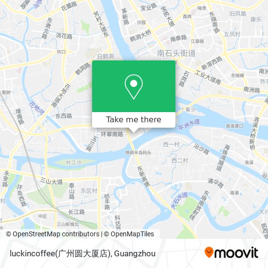luckincoffee(广州圆大厦店) map