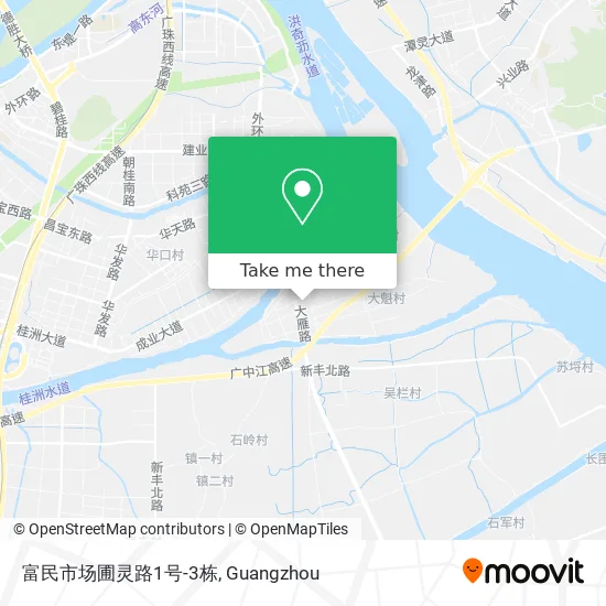 富民市场圃灵路1号-3栋 map