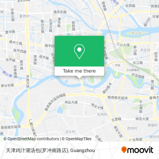天津鸡汁灌汤包(罗冲南路店) map