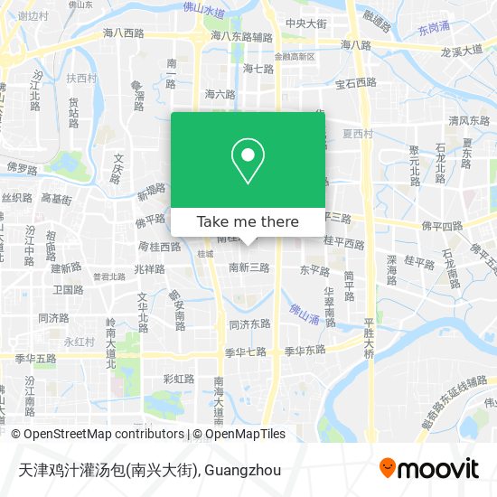 天津鸡汁灌汤包(南兴大街) map