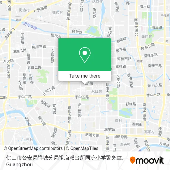 佛山市公安局禅城分局祖庙派出所同济小学警务室 map
