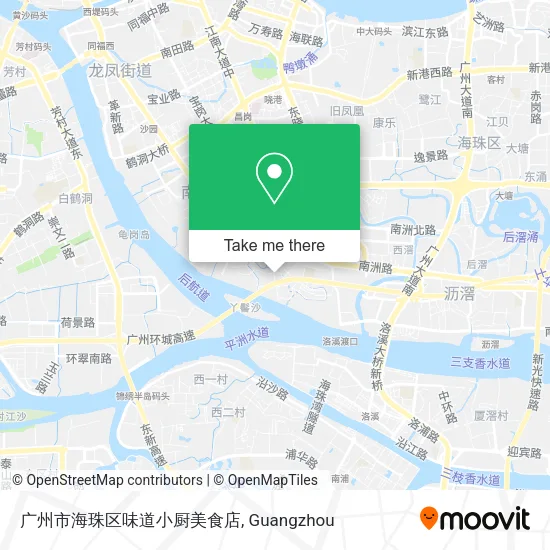 广州市海珠区味道小厨美食店 map
