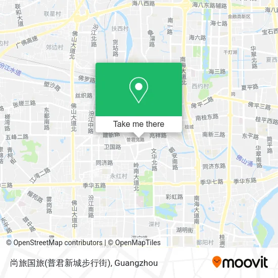 尚旅国旅(普君新城步行街) map